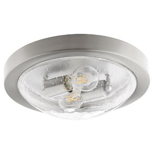 Quorum Lighting 2 - Light Flush Mount in  Satin Nickel - 1 of 1