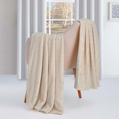 Fleece Plush Throw Blanket Medium Weight Fluffy Soft Decorative Bedding by Blue Nile Mills