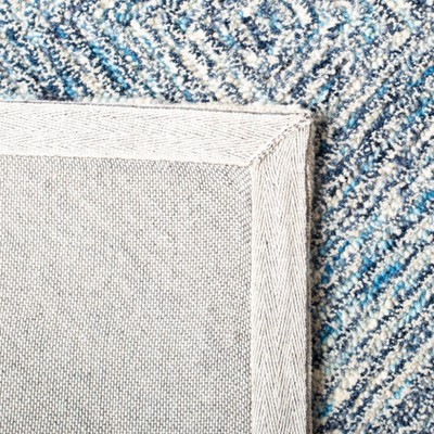 Capri Elegance Hand-Tufted Wool Area Rug in Blue - 3' x 5'