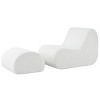 CAVINAS Modern Recliner Accent Chair with Ottoman, Ergonomic Curved Desig, High-Resilience Foam Upholstery - 2 of 4