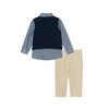 Andy & Evan  Toddler  Navy Vest & Buttondown Shirt Set - 3 of 4