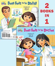 Dora Goes to the Doctor/Dora Goes to the Dentist (Paperback) by Ellen Rosebrough