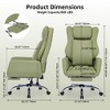 DYHOME Multi-Position Office Chair - PU Leather with Foldable Arms & Lumbar Support, Ergonomic for Home Office, Christmas Gift - 2 of 4