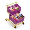 Our Generation At the Market Shopping Cart Purple & Yellow Accessory Set for 18" Dolls - image 4 of 4