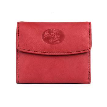 Julia Buxton Heiress Leather Pik-Me-Up Mini-Trifold Wallet