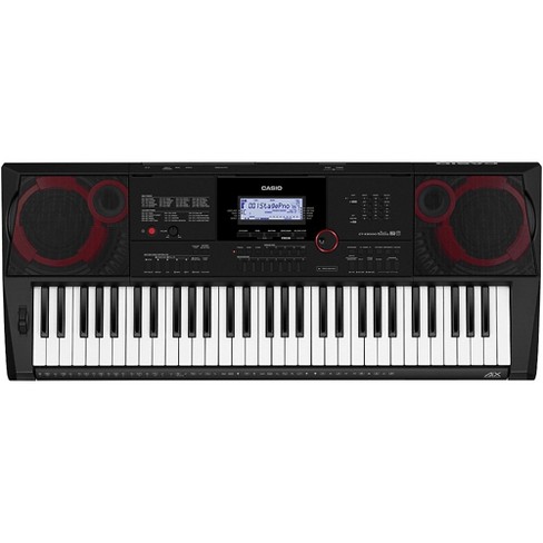 Hamzer 61-key Electronic Keyboard Portable Digital Music Piano With Lighted  Keys, Microphone, And Keynote Stickers : Target