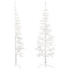 vidaXL Slim Artificial Half Christmas Tree with Stand White 5 ft - 4 of 4