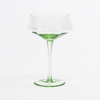 over&back 11 fl oz Facet Coupe Glass