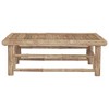 vidaXL Patio Table 25.6 in.x25.6 in.x11.8 in. Bamboo - 3 of 4