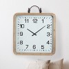 VIP Wood 28 in. White Framed Clock - 4 of 4
