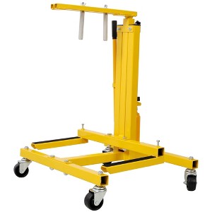 NAYSAYE Hydraulic Door Jack Dolly Heavy Duty Lift and Remover Stand with Swivel Castors for Easy Mobility, Yellow, 22.4"*31.5"*45.6" - 1 of 4