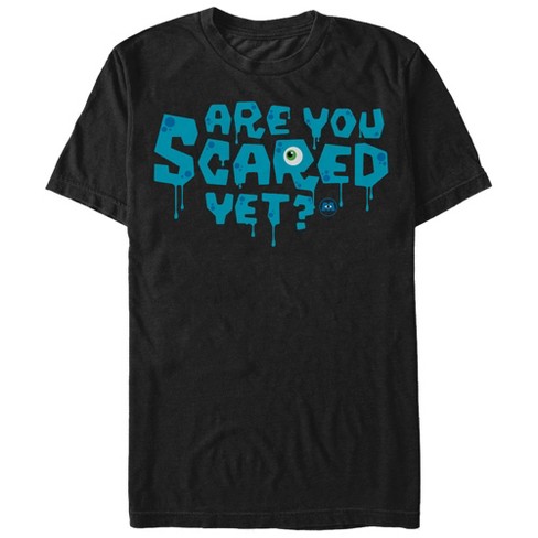 Men's Monsters Inc Are You Scared Yet T-shirt - Black - X Large : Target
