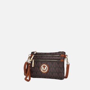 MKF Collection Geneve M Signature Crossbody Wristlet Bag by Mia K - 1 of 4