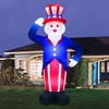 Occasions AIRFLOWZ INFLATABLE UNCLE SAM  20FT, Tall, Blue - 2 of 4