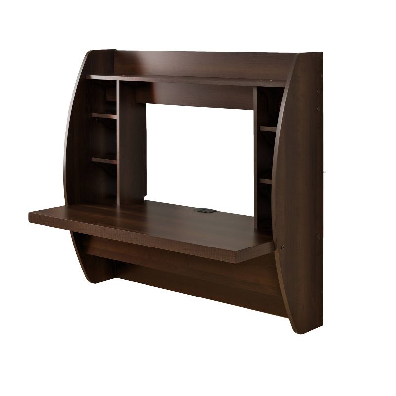 Floating Desk with Storage - Prepac, 3 of 10