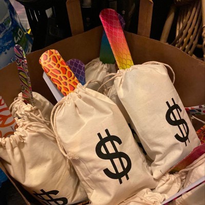 Money Bags Party Favors | Notorious One | Shopping Bag | Custom Money |  Biggie Smalls | Birthday Bags | 12 Bags