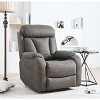 36.00"Electric Power Lift Recliner Chair for Elderly, PU Recliner Chair for Seniors, Home Theater Seating,Living Room Chair (Black PU) - 4 of 4