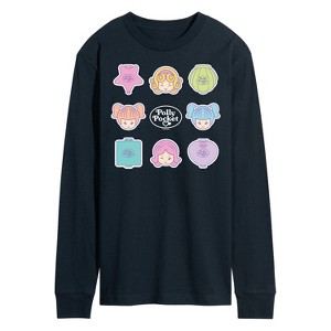 Men's - Polly Pocket - Polly Pocket Grid Long Sleeve Graphic T-Shirt - 1 of 3