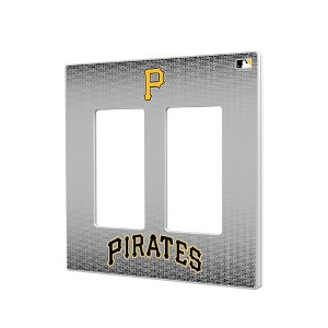 MLB National League Teams Linen Hidden-Screw Light Switch Plate for Double Rocker - 1 of 4