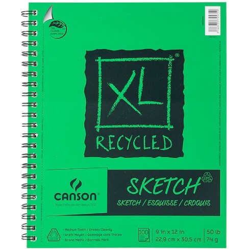  Canson XL Series Mixed Media Pad, Side Wire, 9x12
