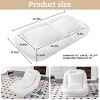 Cotton Filled Folding Floor Sofa Chair with Adjustable Backrest for Gaming and Meditation, Plush Teddy Fabric Lounge Seat-Baofuwish - 4 of 4