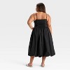 Women's Corset Bubble Midi A-Line Dress - Future Collective - 2 of 3