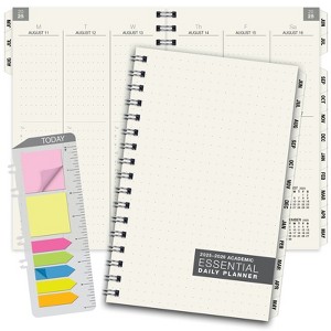 Global Printed Products Essential Monthly & Weekly Planner 5" x 8" AY 2025-2026 - 1 of 4