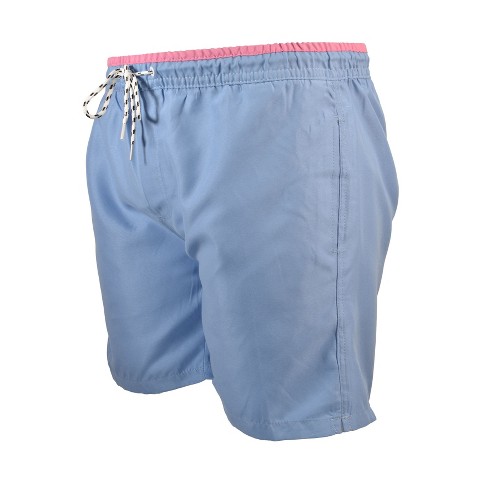 Мужские брюки Burnside Men's Solid Color Bathing Suit Quick Dry 5" Inseam | Aqua Medium