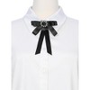 INSPIRE CHIC Women's Elegant Pre-tied Rhinestone Fashion Bow Ties - 4 of 4