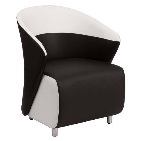 Emma and Oliver Home Office Curved Barrel Back Lounge Chair - image 1 of 4