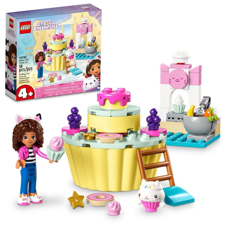 LEGO Gabby&#39;s Dollhouse Bakey With Cakey Fun Building Toy Set 10785, 1 of 8
