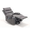 NicBex Recliner Chair Oversize Power Lift Recliner with Remote Control Message Chair with Heating Sofa Chair for Living Room - 2 of 4