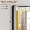Mirror Full Length - 21" x 57" Floor Mirror with Stand, Aluminum Alloy Frame Full Body Mirror - 3 of 4