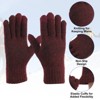 Unique Bargains Touchscreen Winter Anti-Slip Common Size Warm Hiking Gloves 8.7" x 3.5" 1 Pair - 3 of 4