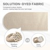 Aoodor 19x19x5 Inch Tufted Outdoor Chair Cushions, Water and Fade Resistant Polyester Dining Chair Pads with Ties for Patio Furniture, Set of 2 - 4 of 4