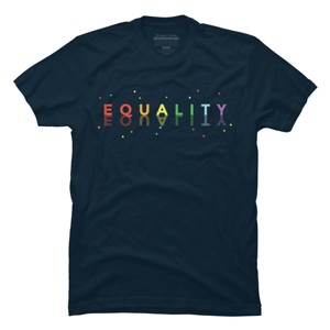 Adult Design By Humans Equality Reflection Pride Awareness By RandomDudeArt T-Shirt - 1 of 2