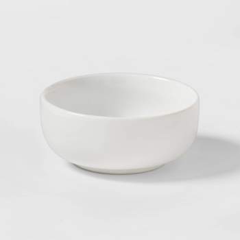 4oz Porcelain Square Dip Bowl White - Threshold™ : Target