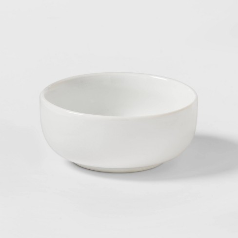 White Porcelain Round Dipping Sauce Dish Set of 6 Dipping Bowls 