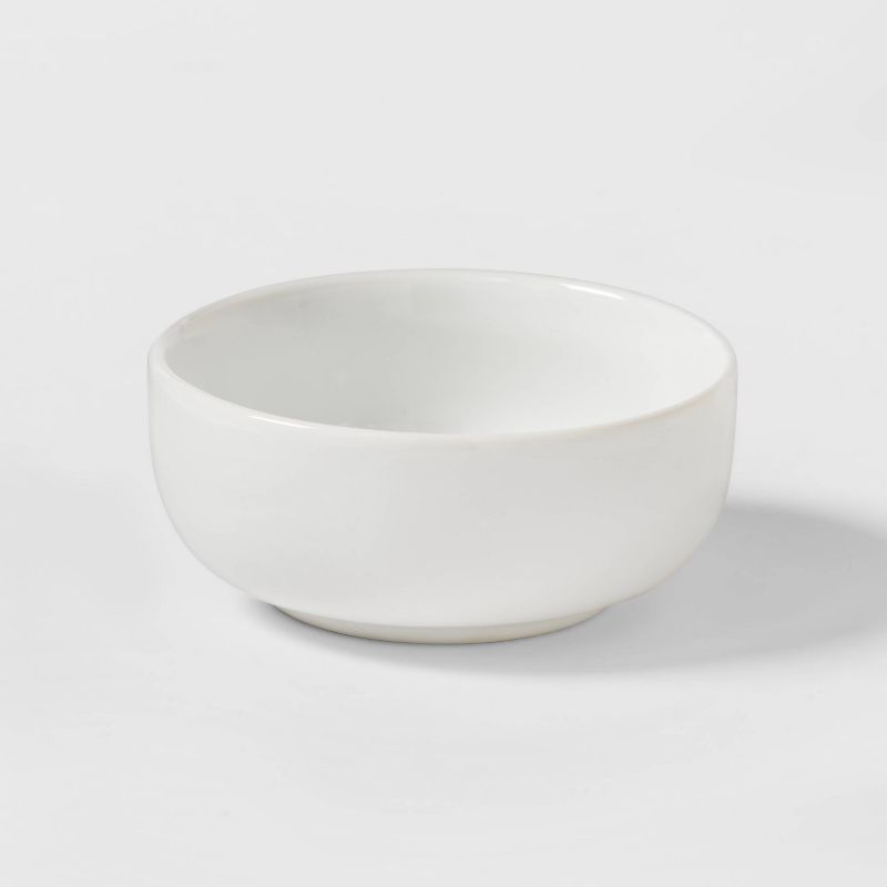 3oz Porcelain Dip Bowl White - Threshold&#8482;, 1 of 6