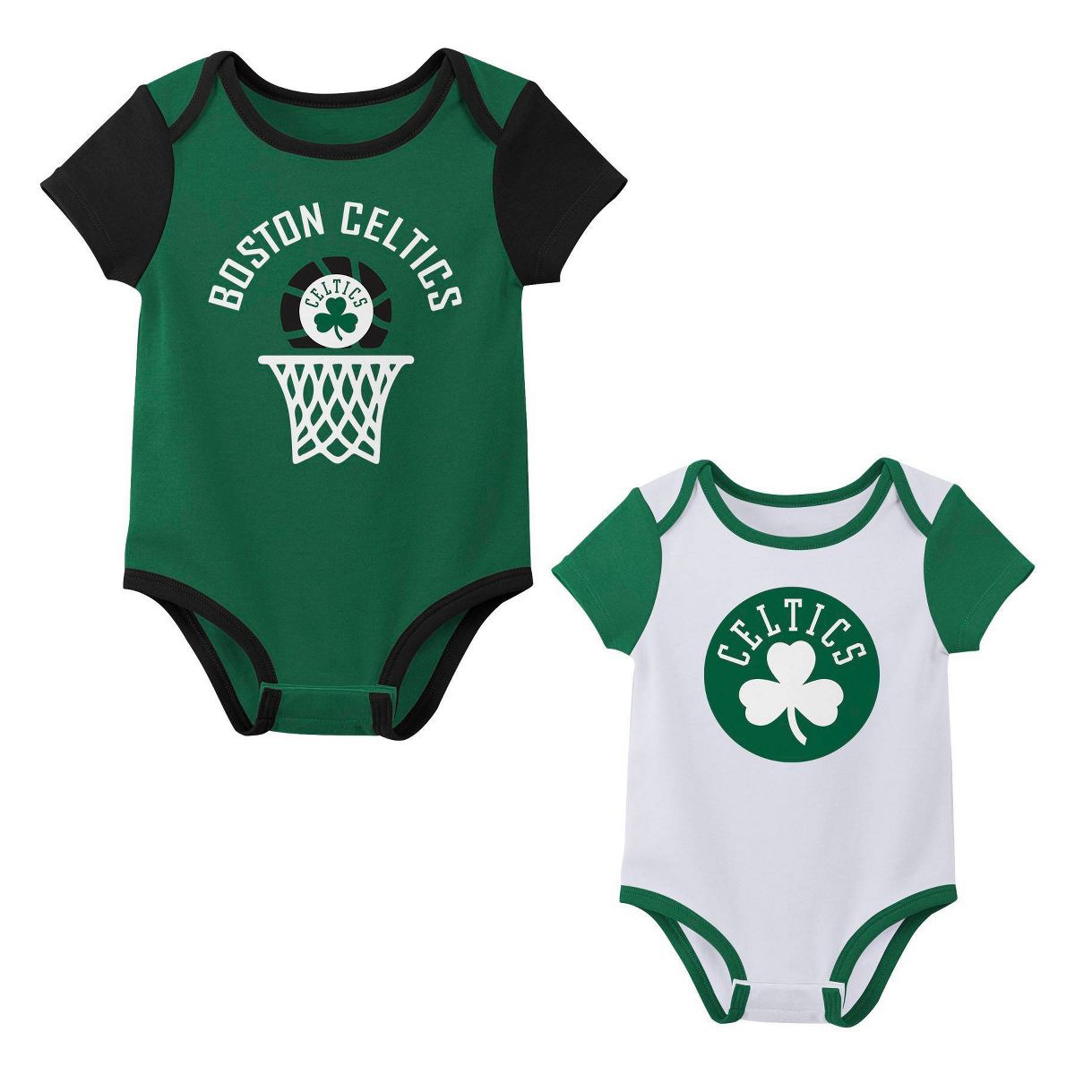 NBA Boston Celtics 2pk Onesies Bodysuit