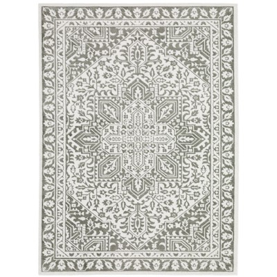 Oriental Weavers Montecito 1101W Grey/ White Indoor Area Rug - 5'3" x 7'6"