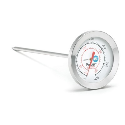 Polder Thm-560n Refrigerator/freezer Thermometer, Stainless Steel