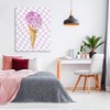 Stupell Industries Checkered Disco Ice Cream, 48" x 36" - 2 of 4
