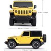 AZ  Import 1:24 Scale RC Jeep Wrangler Toy Vehicle For Kids And Adults (Yellow) - 3 of 3