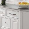 Glenwillow Home Kitchen Cart with Locking Casters - No-Tool Assembly - 2 of 4