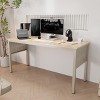 Folding table desk black 47✖24 inches computer Workstation No Install, Kids Student Study Writing Work for Home Office-The Pop Home - 3 of 4