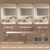 Cesicia 35 x 28 Inches Medicine Cabinet white with 3 Colors LED Light and Defogging Function - 4 of 4