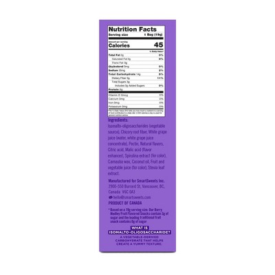 SmartSweets Berry Medley Snack Mix - 5.36oz/8pk