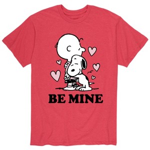 Men's - Peanuts - Be Mine Short Sleeve Graphic T-Shirt - 1 of 4