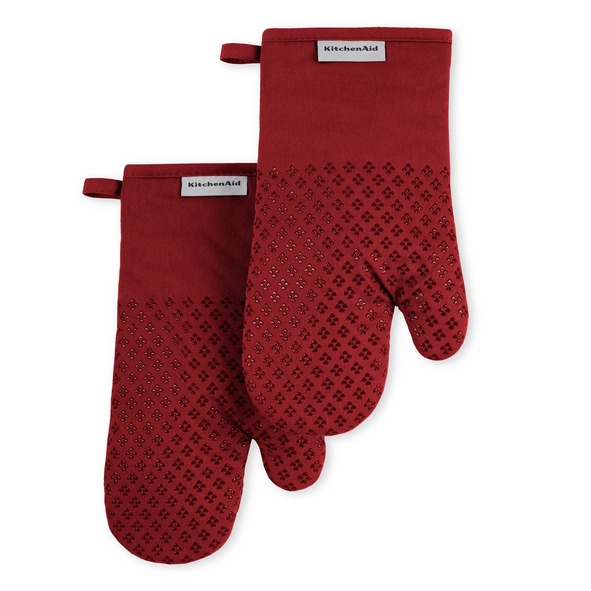 KitchenAid Asteroid Oven Mitt 2-Pack, Smoked Paprika Red
